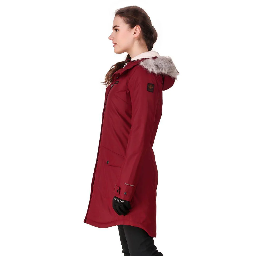 Columbia Women Red Suttle Mountain Long Insulated Jacket - Image 8
