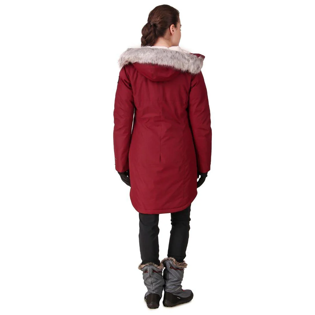 Columbia Women Red Suttle Mountain Long Insulated Jacket - Image 9
