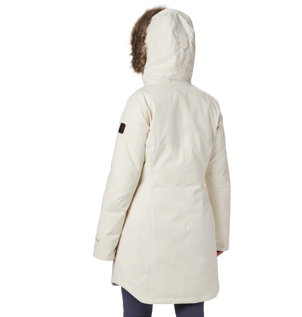 Columbia Women White Suttle Mountain Long Insulated Jacket - Image 6