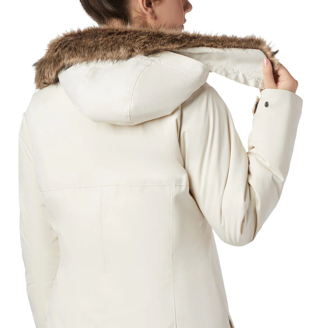Columbia Women White Suttle Mountain Long Insulated Jacket - Image 8