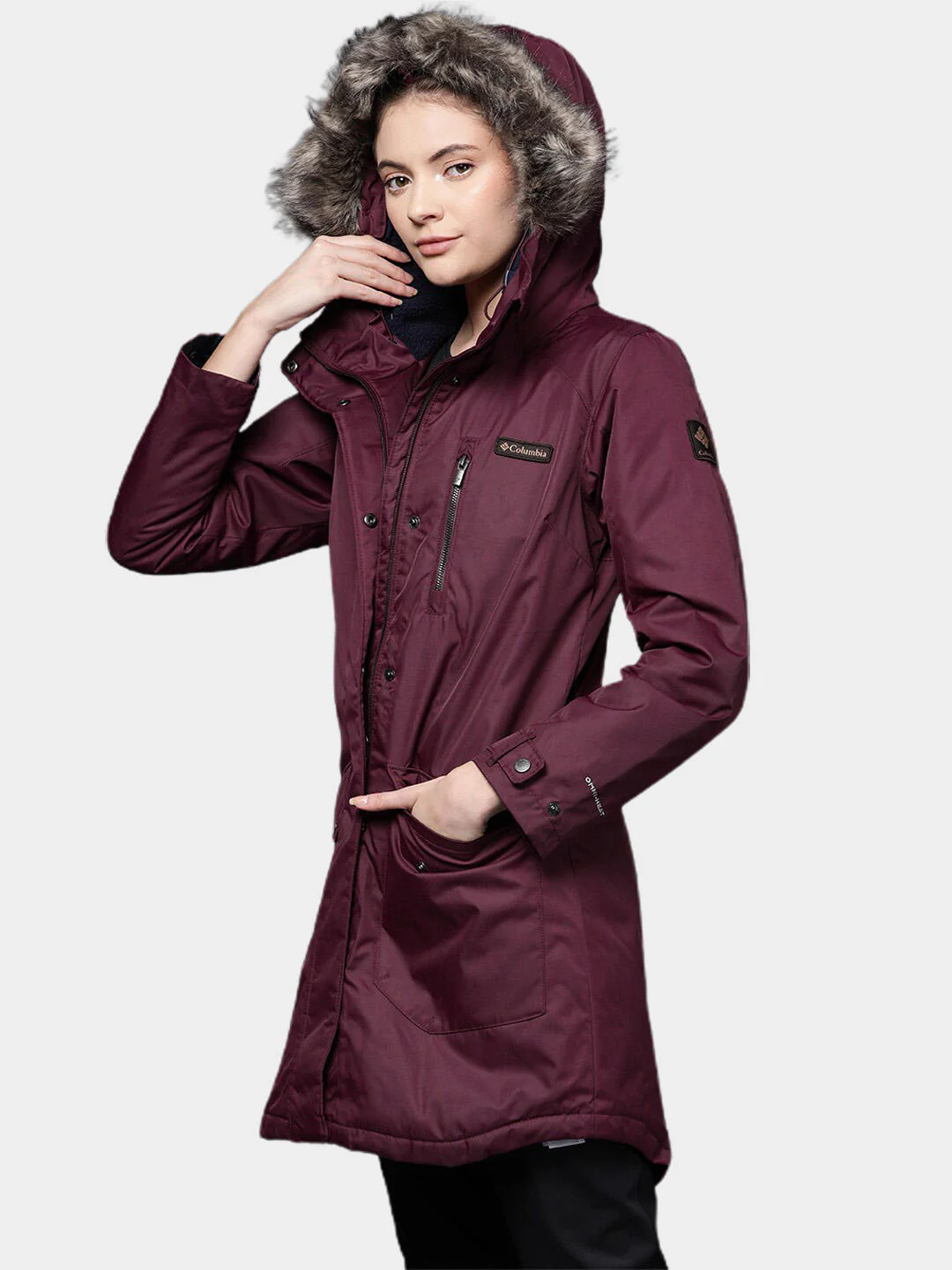 Columbia Women Purple Suttle Mountain Long Insulated Jacket - Image 10