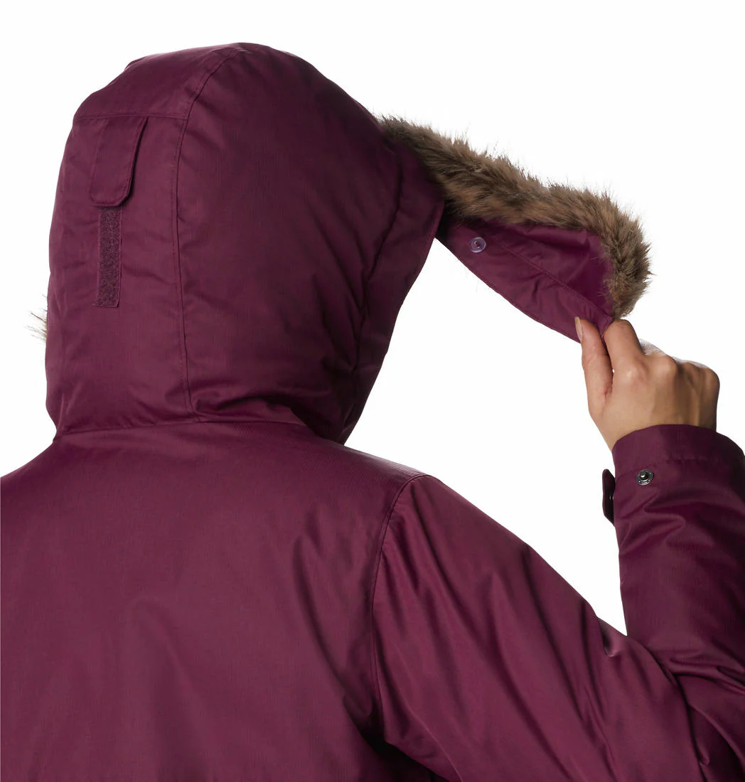 Columbia Women Purple Suttle Mountain Long Insulated Jacket - Image 4