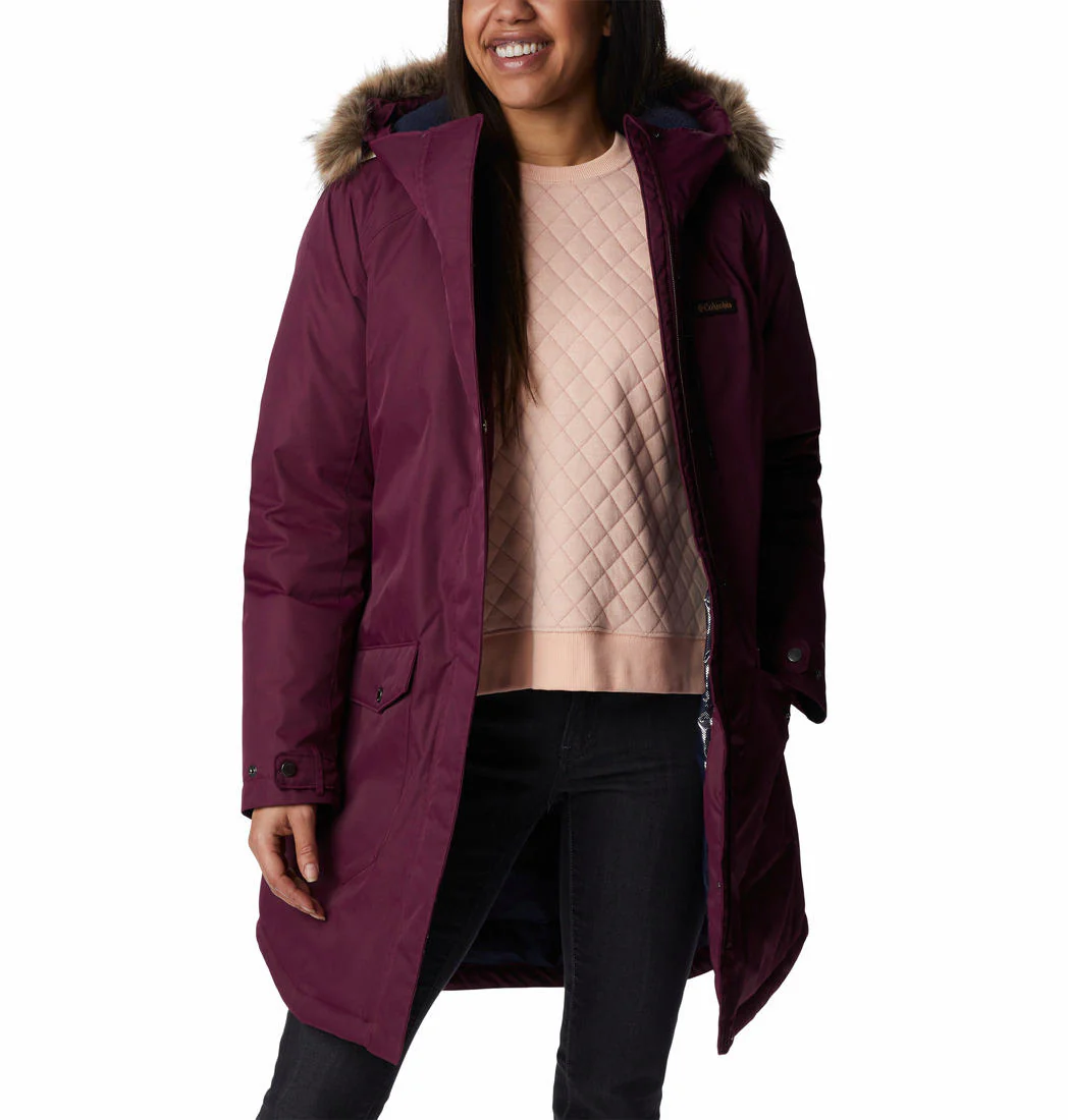 Columbia Women Purple Suttle Mountain Long Insulated Jacket - Image 5