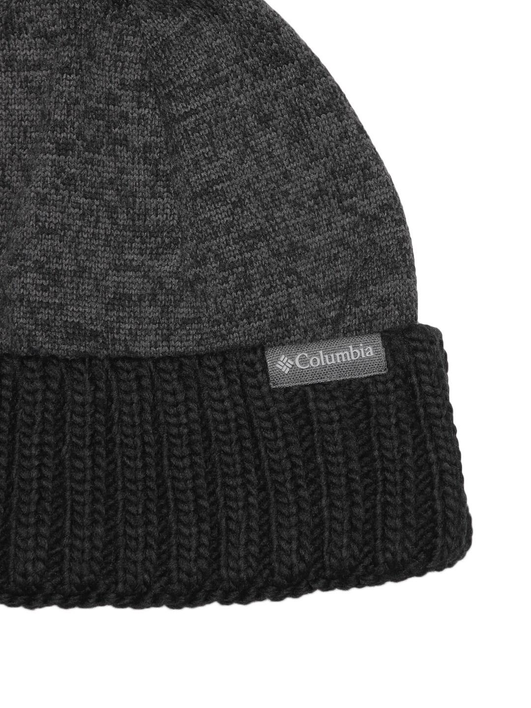 Columbia Unisex Black Sweater Weather Pom Beanie - Image 3