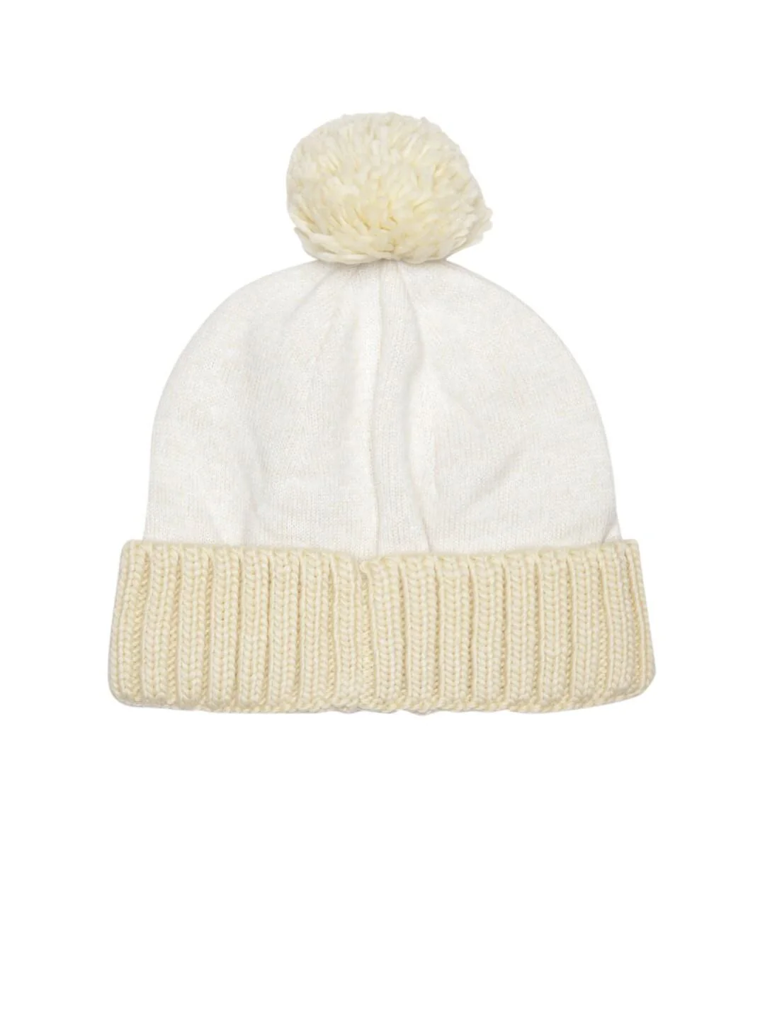 Columbia Unisex White Sweater Weather Pom Beanie - Image 2