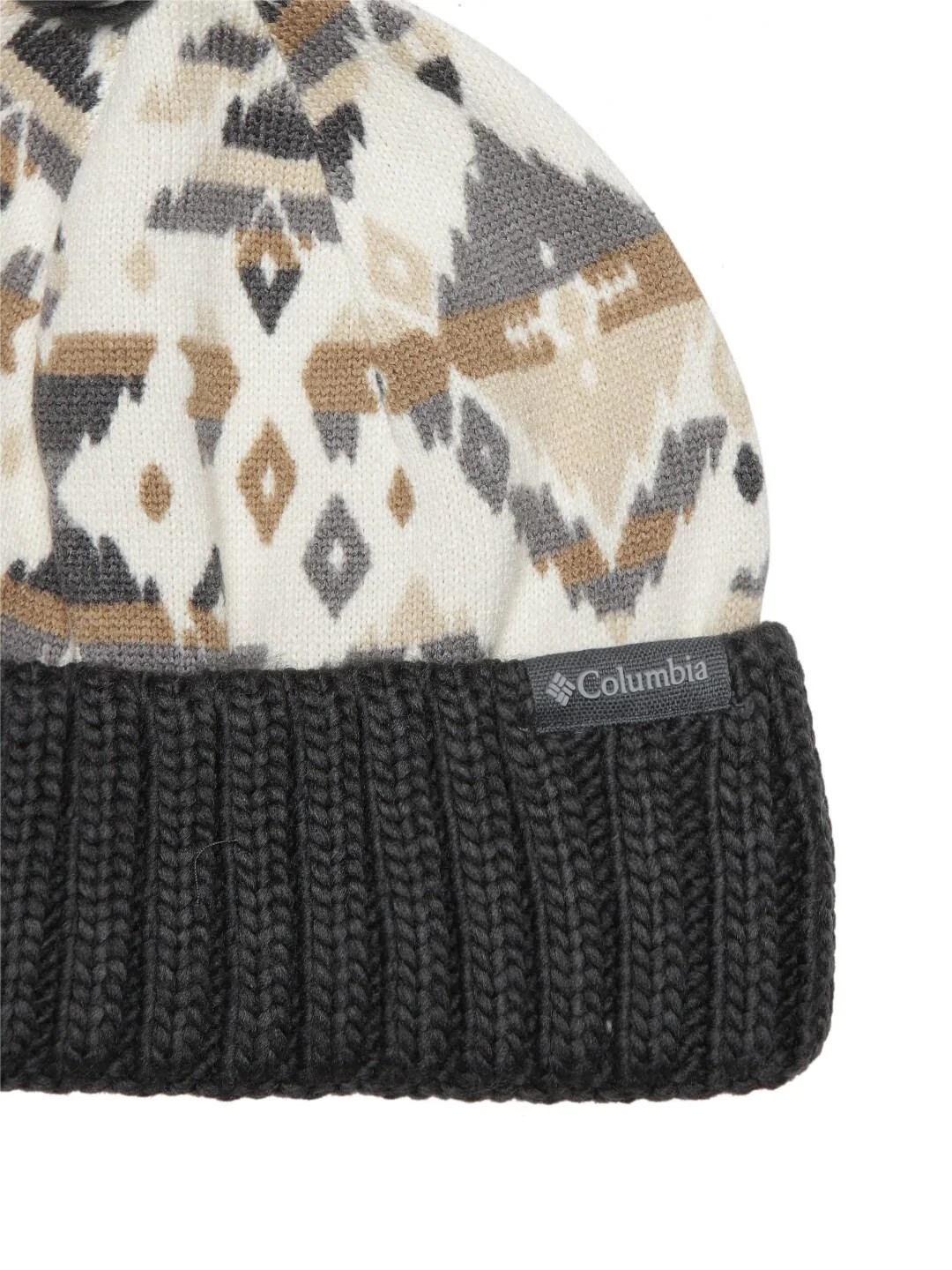 Columbia Unisex White Sweater Weather Pom Beanie - Image 3