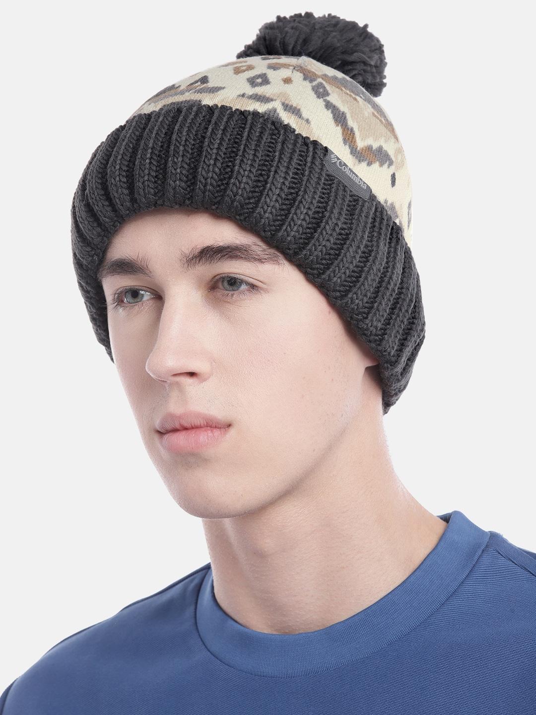 Columbia Unisex White Sweater Weather Pom Beanie - Image 4