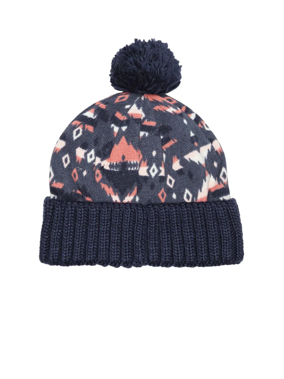 Columbia Unisex Navy Blue Sweater Weather Pom Beanie - Image 2