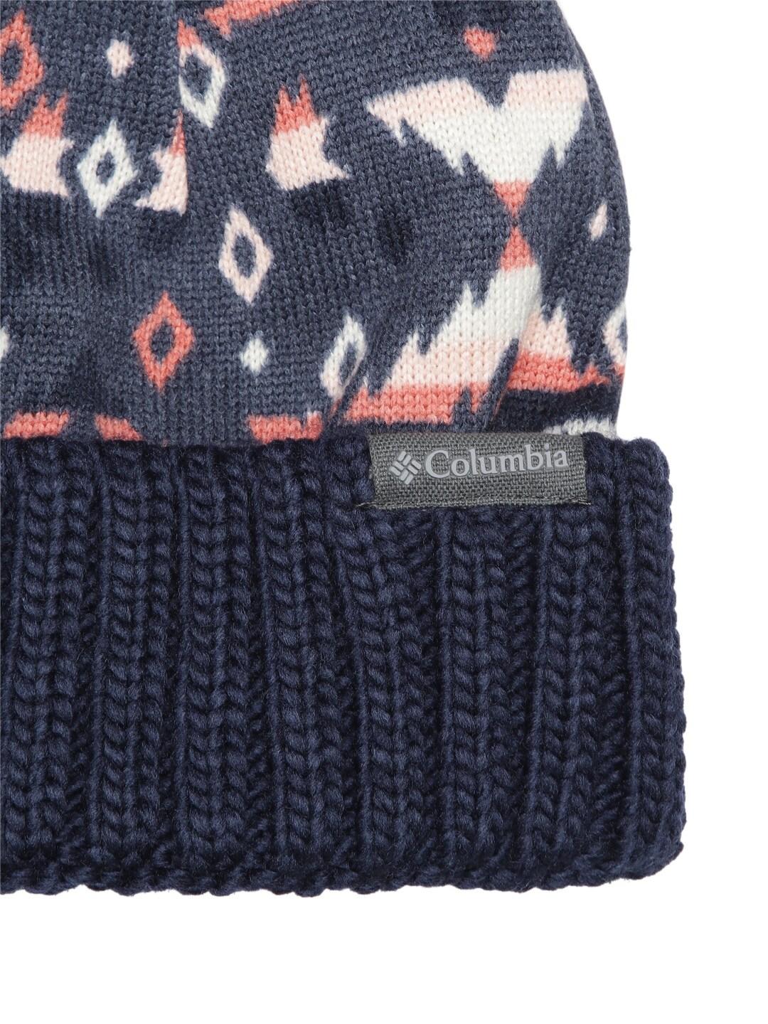 Columbia Unisex Navy Blue Sweater Weather Pom Beanie - Image 3