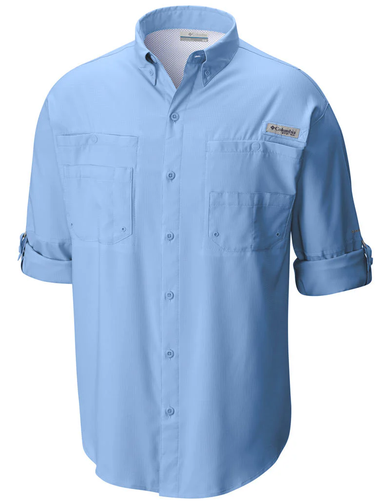 Columbia Men Blue Tamiami II SS Shirt (Sun Protection) - Image 4