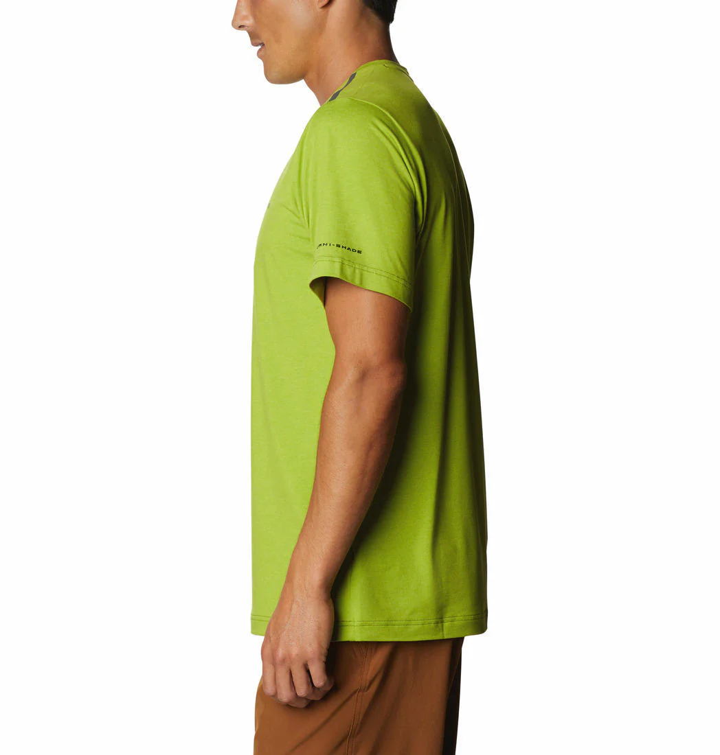 Columbia Men Green Tech Trail Crew Neck (Sun Protection) - Image 2