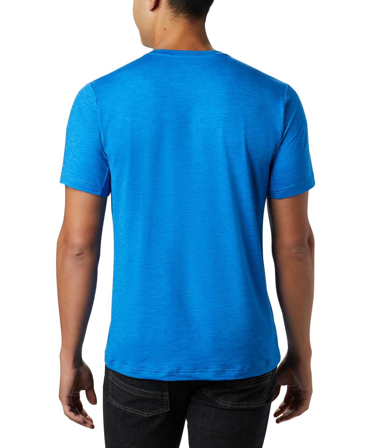 Columbia Men Blue Tech Trail Crew Neck (Sun Protection) - Image 6