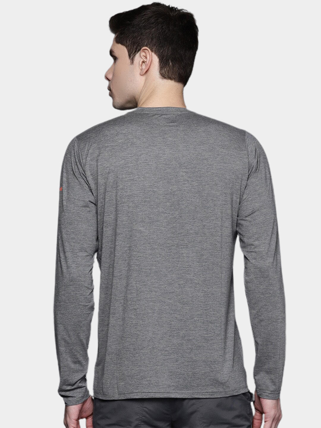 Columbia Men Grey Tech Trail Graphic Long Sleeve (Sun Protection) - Image 11