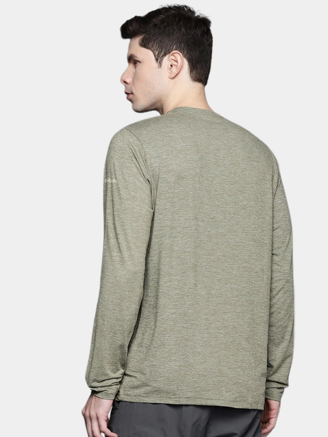 Columbia Men Green Tech Trail Graphic Long Sleeve (Sun Protection) - Image 10