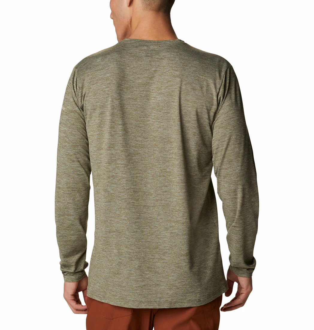Columbia Men Green Tech Trail Graphic Long Sleeve (Sun Protection) - Image 5