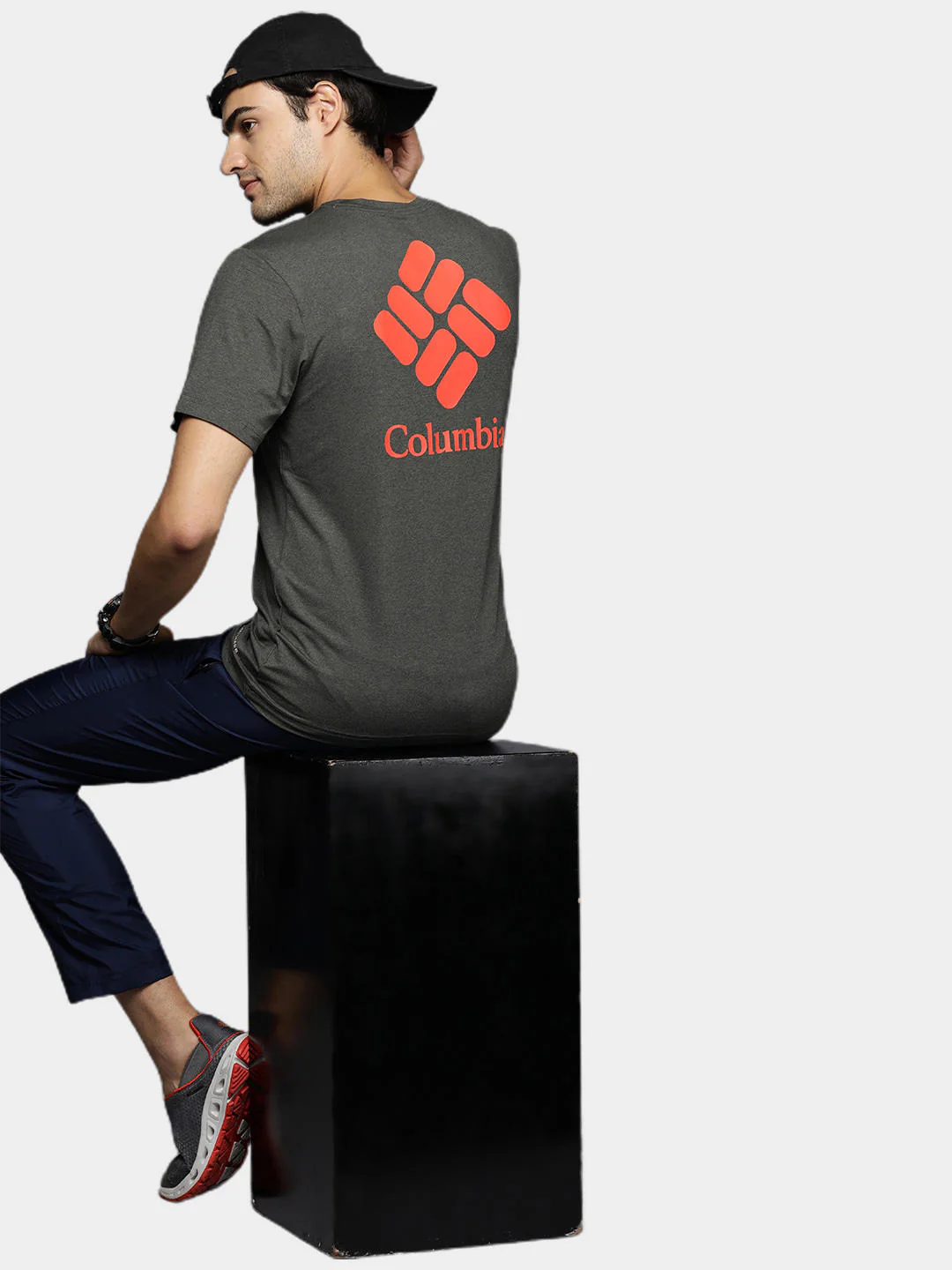Columbia Men Black Tech Trail Graphic Tee (Sun Protection) - Image 10