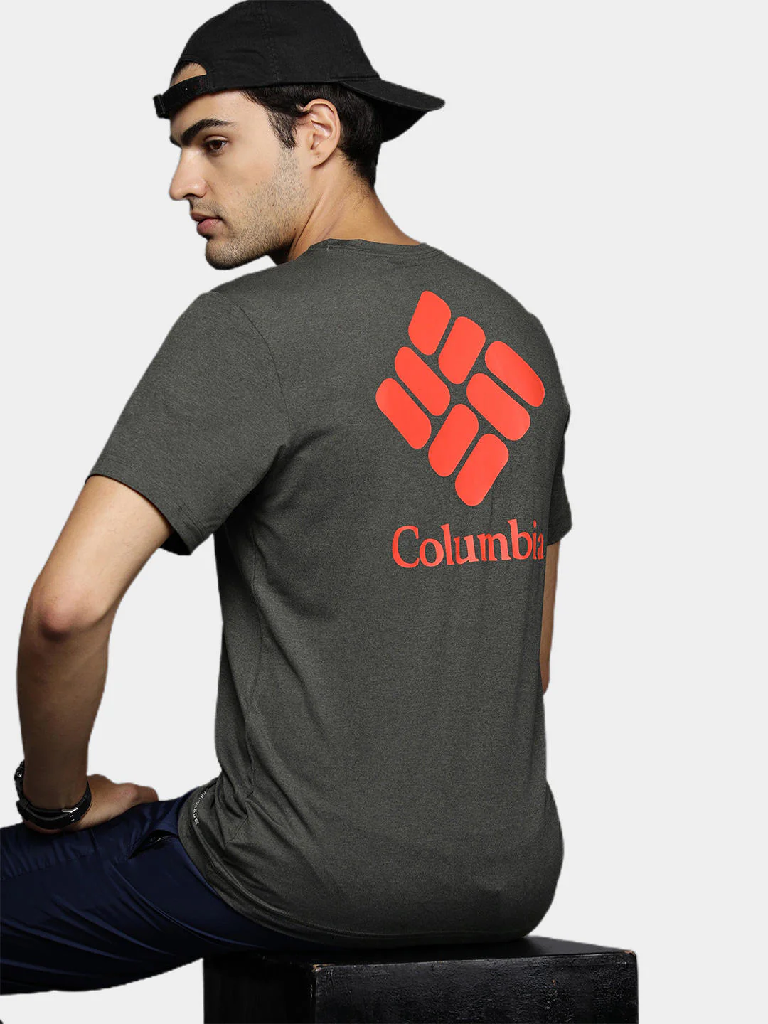 Columbia Men Black Tech Trail Graphic Tee (Sun Protection) - Image 8