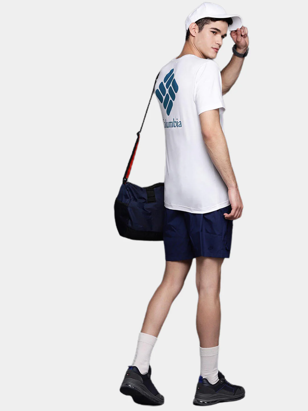 Columbia Men White Tech Trail Graphic Tee (Sun Protection) - Image 7