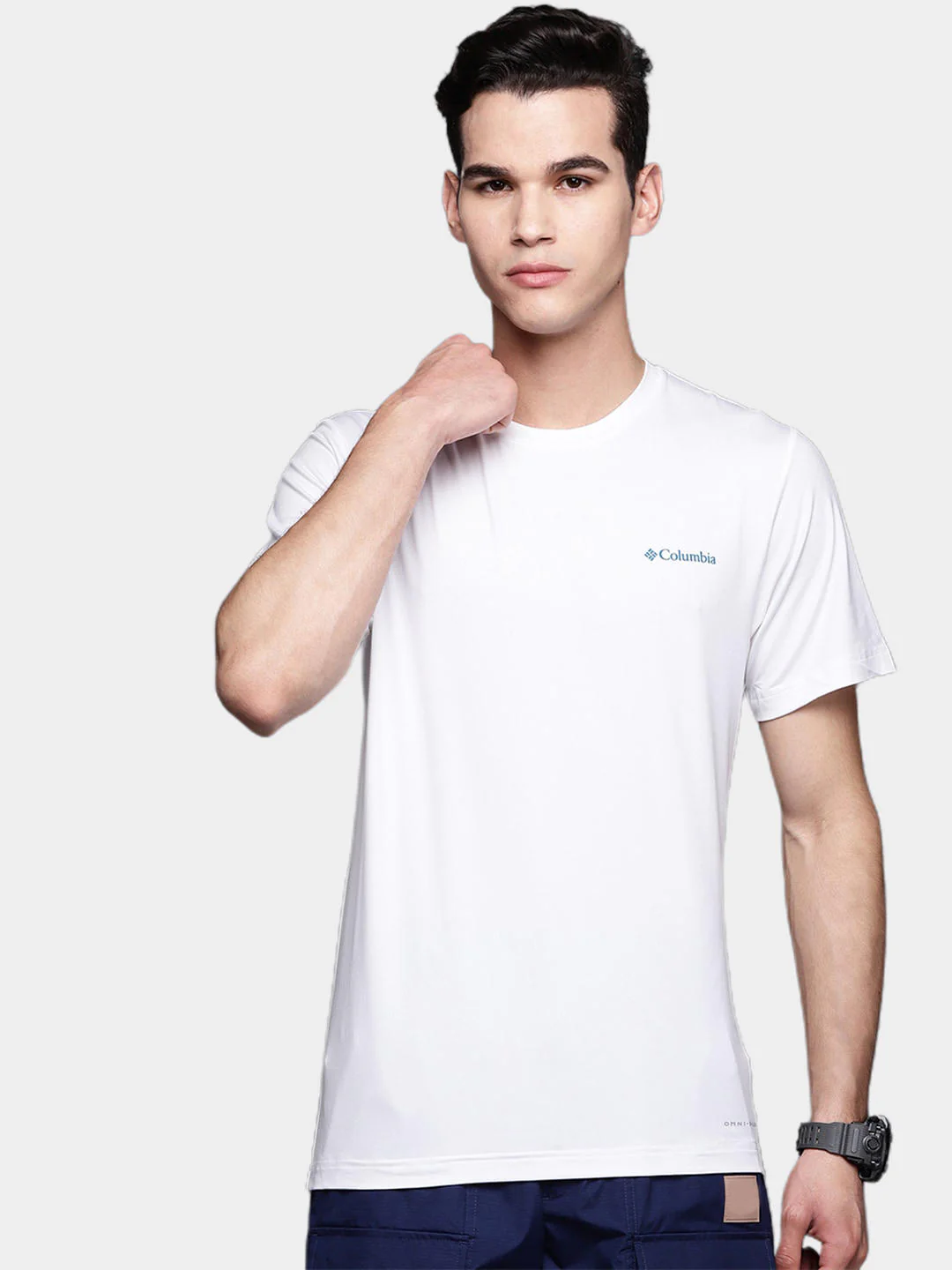 Columbia Men White Tech Trail Graphic Tee (Sun Protection) - Image 8