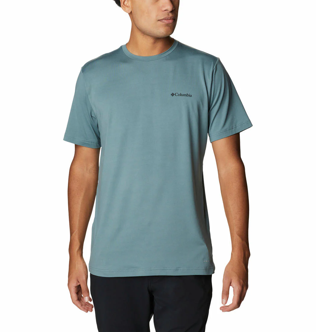 Columbia Men Green Tech Trail Graphic Tee (Sun Protection)