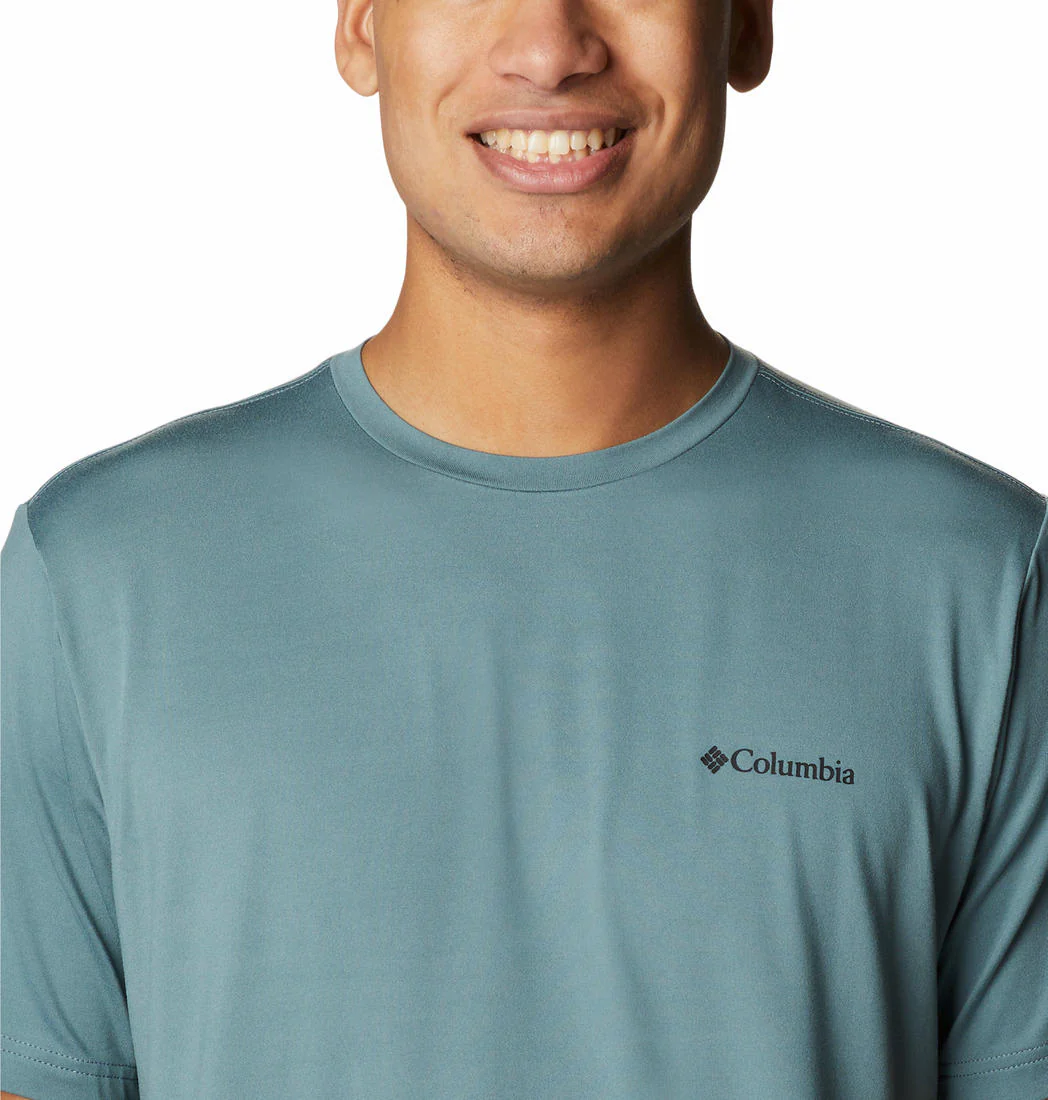 Columbia Men Green Tech Trail Graphic Tee (Sun Protection) - Image 2
