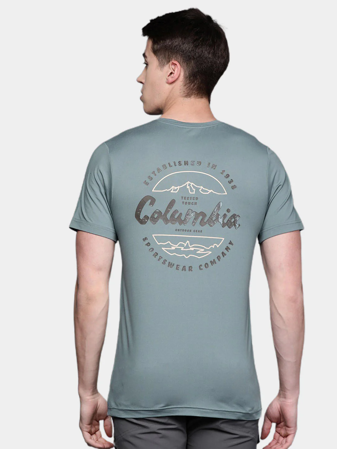 Columbia Men Green Tech Trail Graphic Tee (Sun Protection) - Image 8