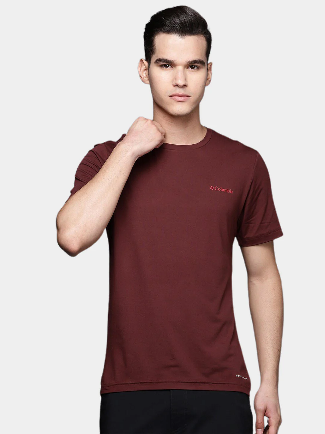Columbia Men Maroon Tech Trail Graphic Tee (Sun Protection) - Image 6