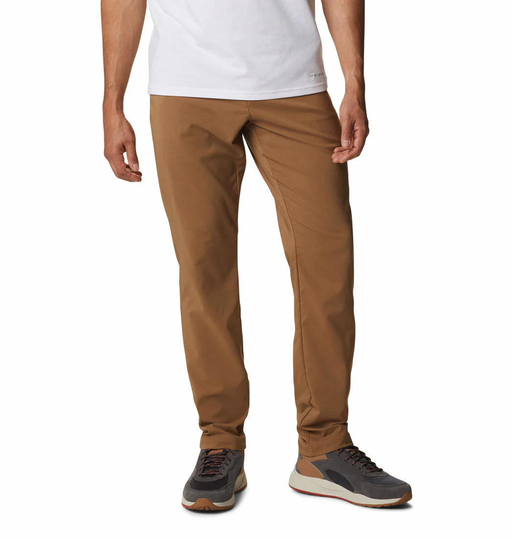 Columbia Men Brown Tech Trail II Pant (Sun Protection)