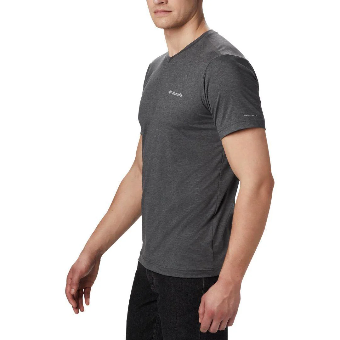 Columbia Men Black Tech Trail II V Neck (Sun Protection) - Image 5