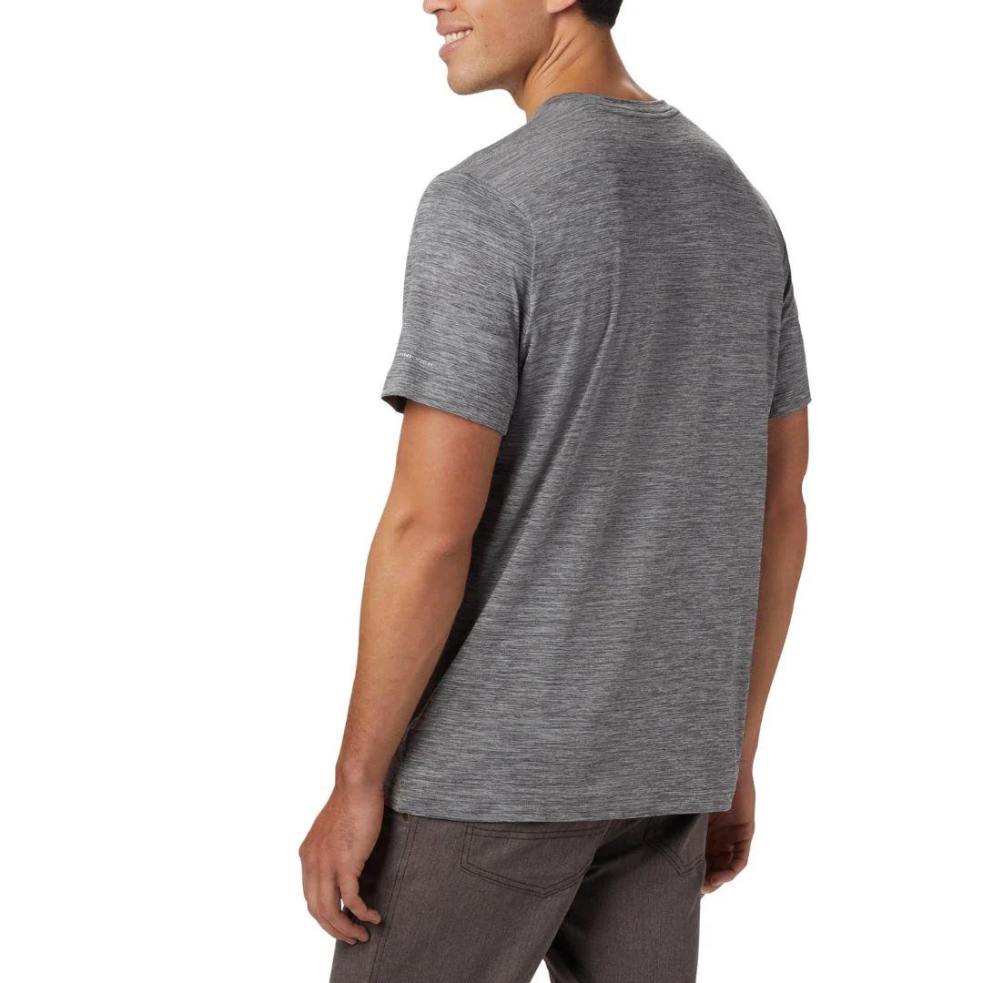 Columbia Men Grey Tech Trail II V Neck (Sun Protection) - Image 4