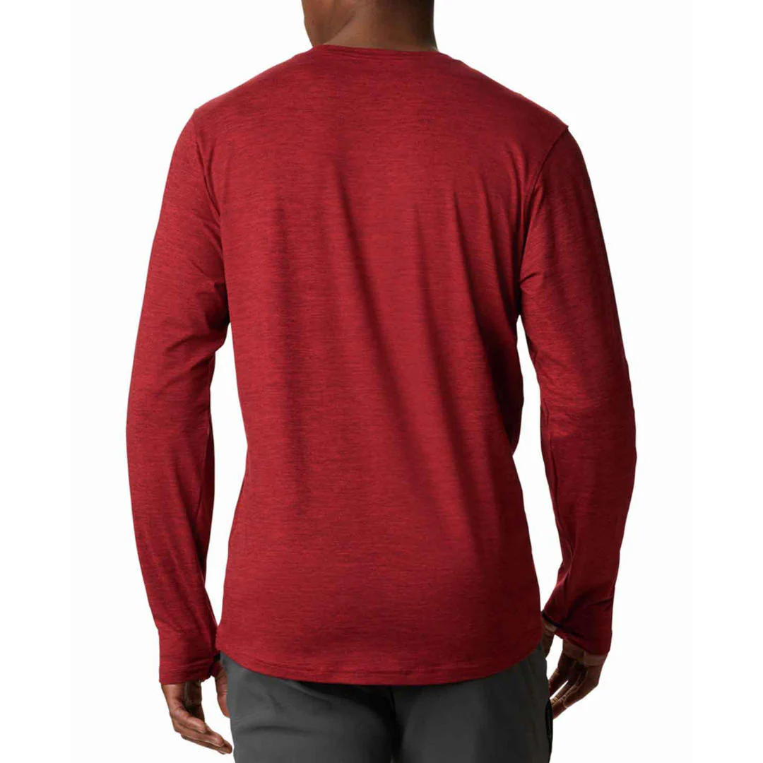 Columbia Men Red Tech Trail Long Sleeve Crew II - Image 6