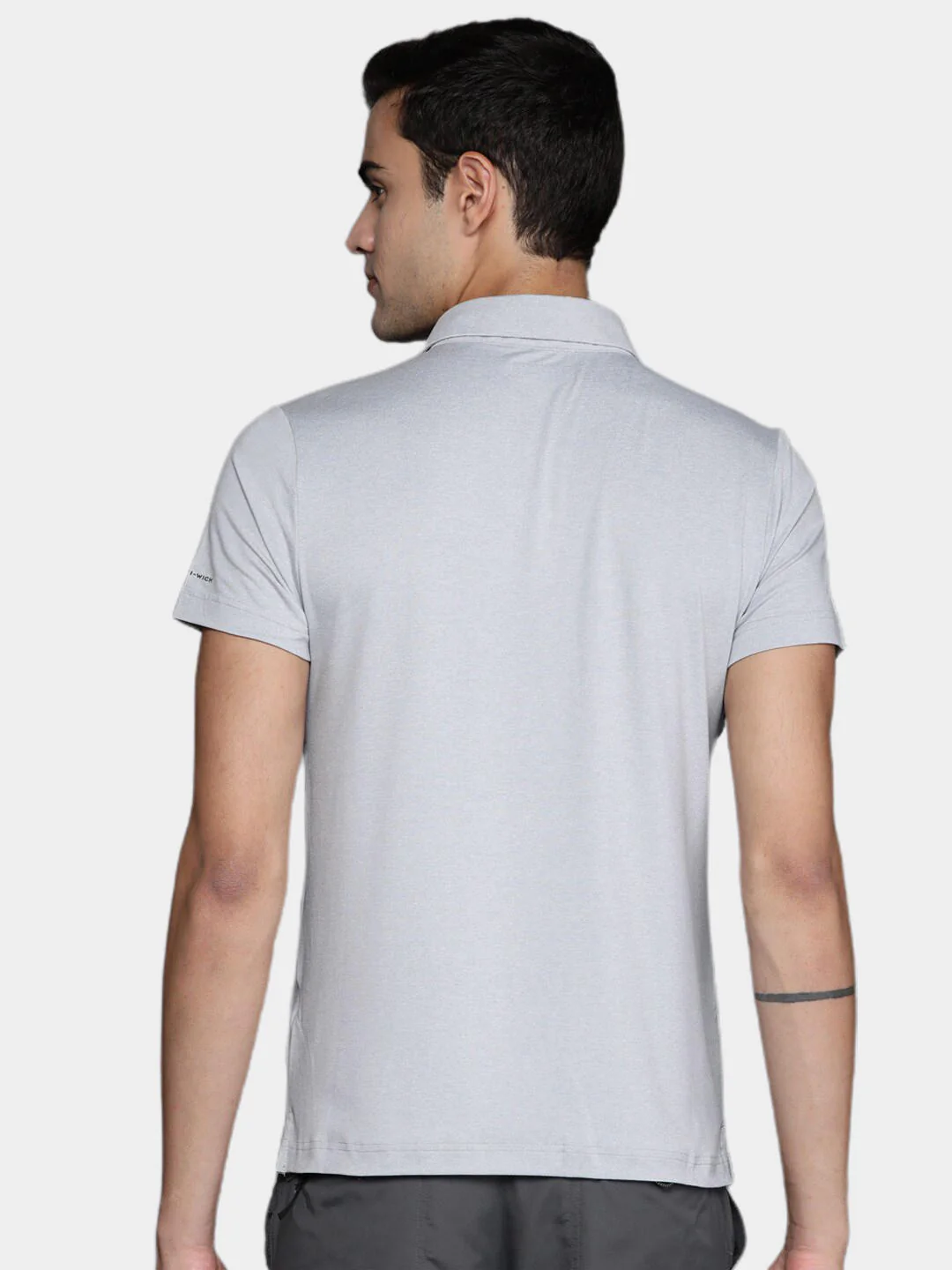 Columbia Men Grey Tech Trail Novelty Polo (Sun Protection) - Image 9
