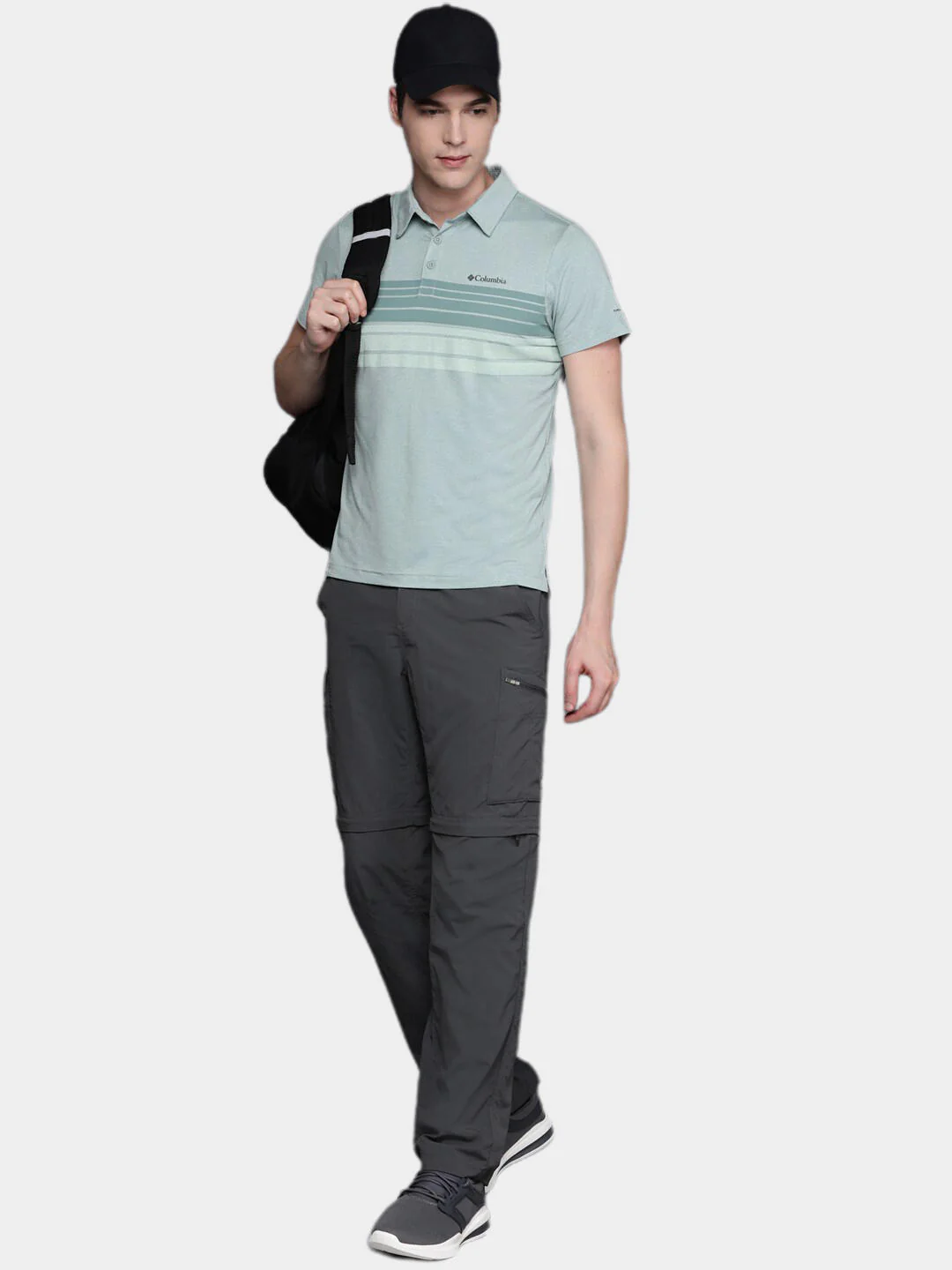 Columbia Men Green Tech Trail Novelty Polo (Sun Protection) - Image 8