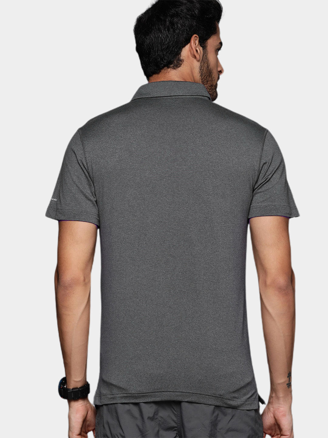 Columbia Men Black Tech Trail Polo (Sun Protection) - Image 8