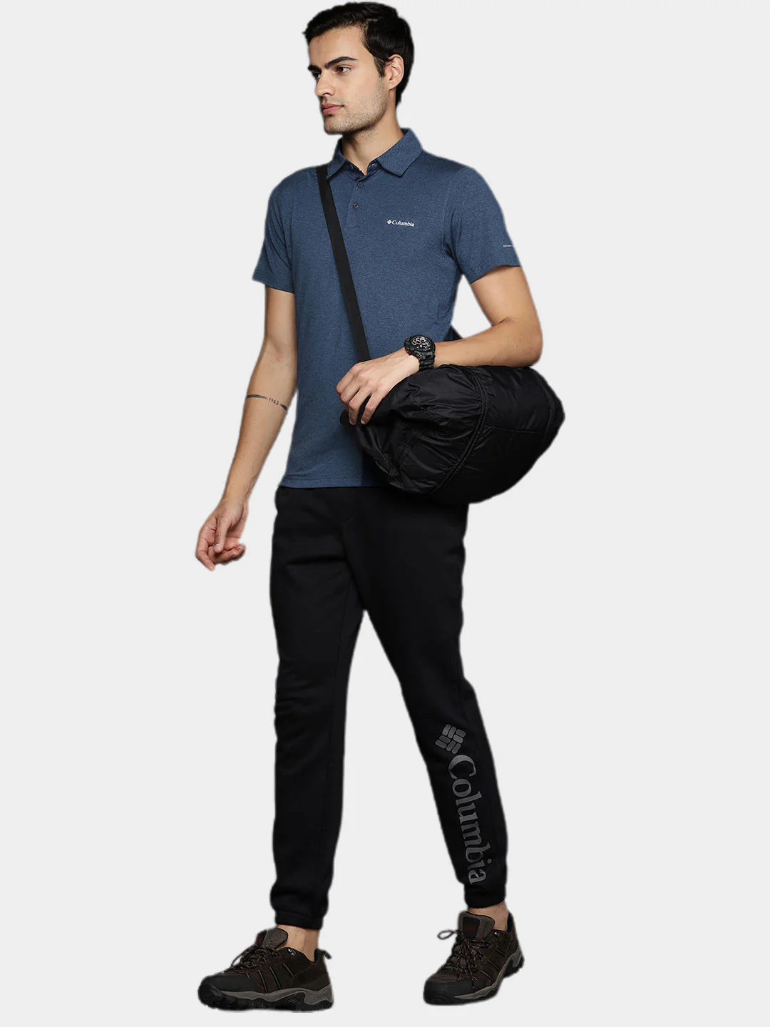 Columbia Men Blue Tech Trail Polo (Sun Protection) - Image 10