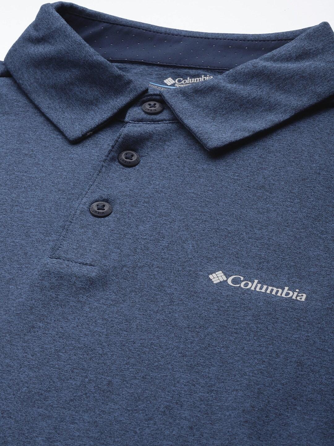 Columbia Men Blue Tech Trail Polo (Sun Protection) - Image 6