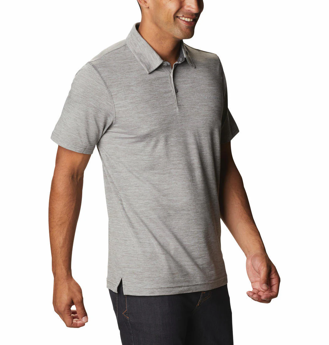 Columbia Men Black Tech Trail Polo (Sun Protection) - Image 4