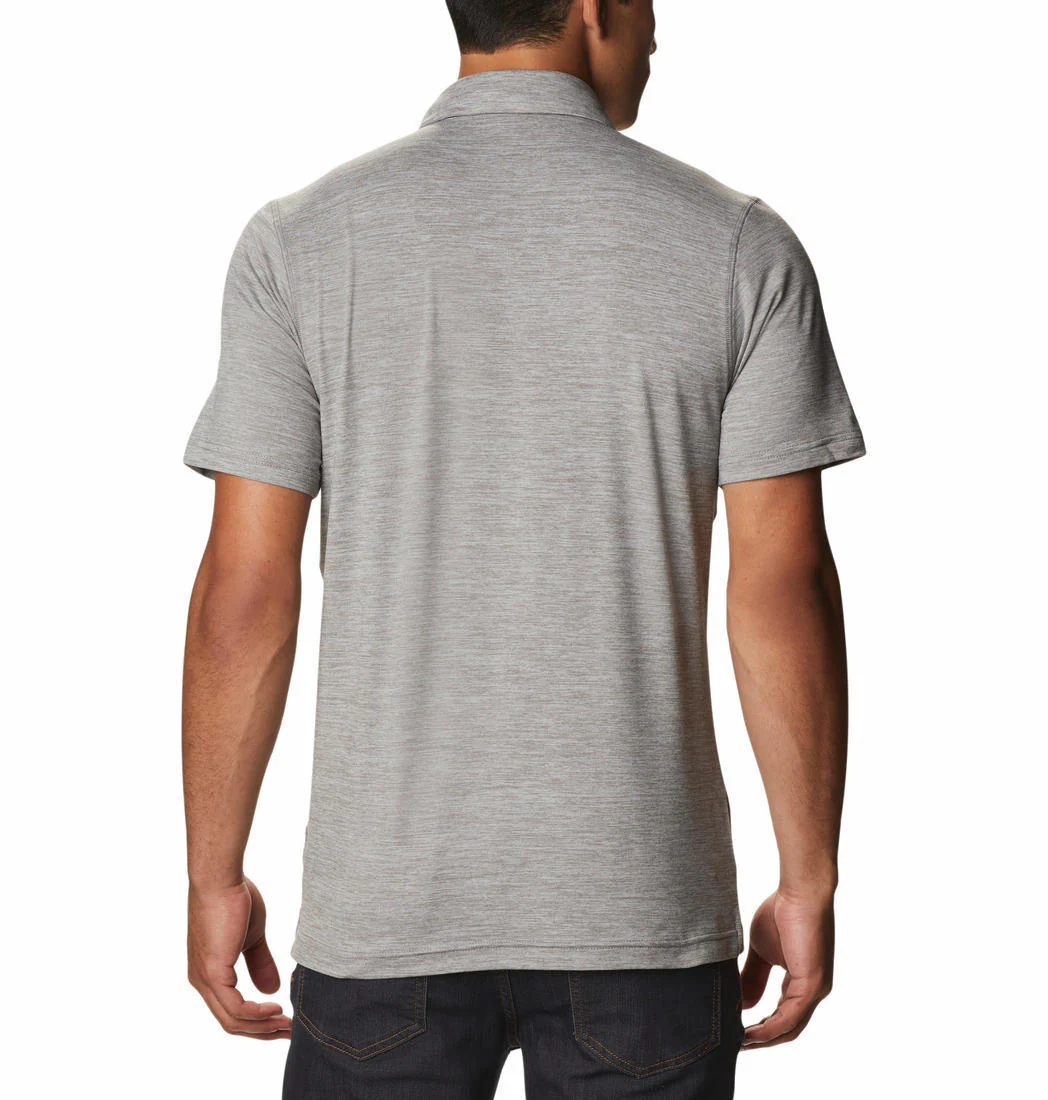 Columbia Men Black Tech Trail Polo (Sun Protection) - Image 6