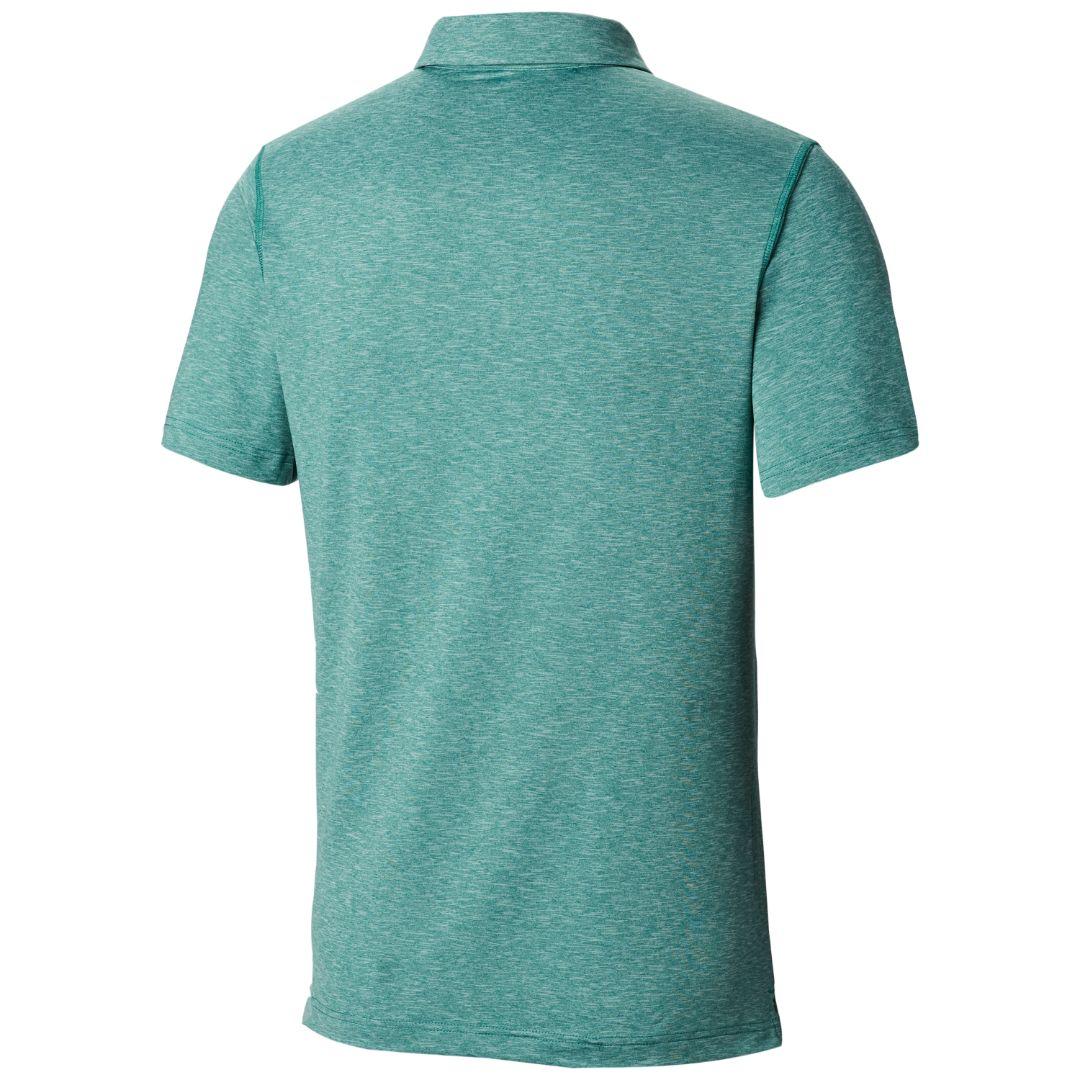 Columbia Men Blue Tech Trail Polo (Sun Protection) - Image 2