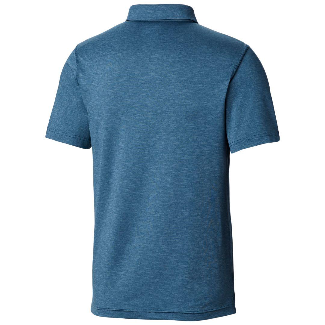 Columbia Men Blue Tech Trail Polo (Sun Protection) - Image 2