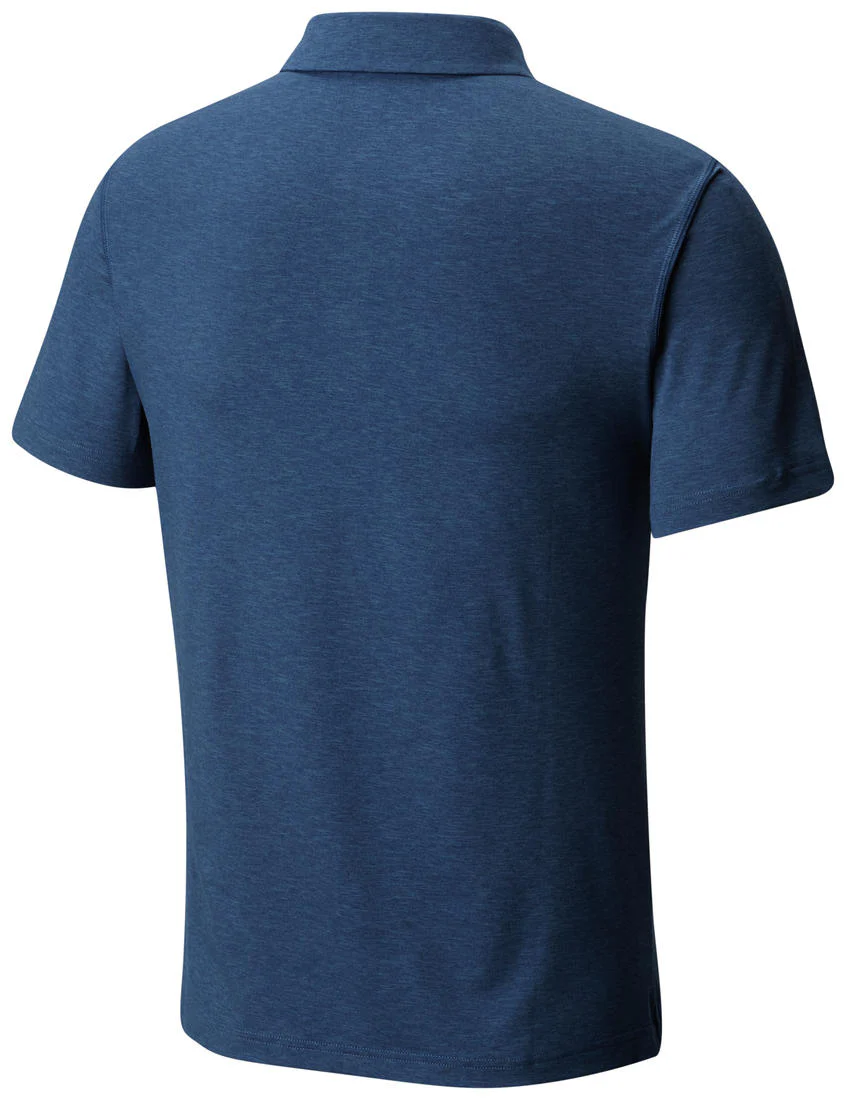 Columbia Men Blue Tech Trail Polo (Sun Protection) - Image 2