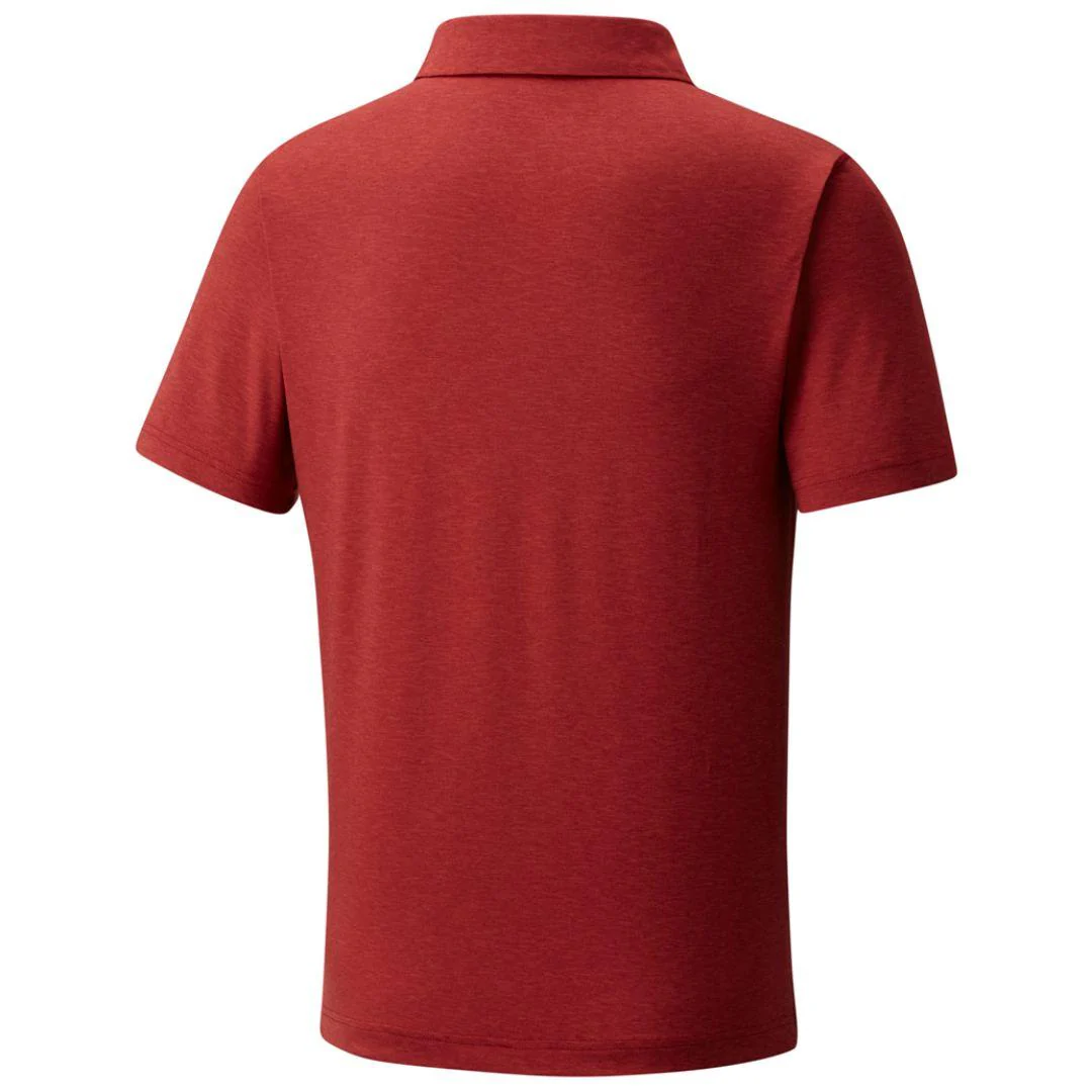 Columbia Men Red Tech Trail Polo (Sun Protection) - Image 2