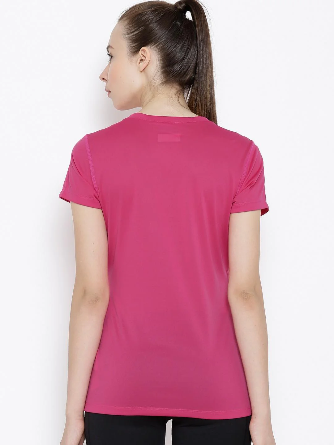 Columbia Women Red Tech TrekShort Sleeve Shirt - Image 4
