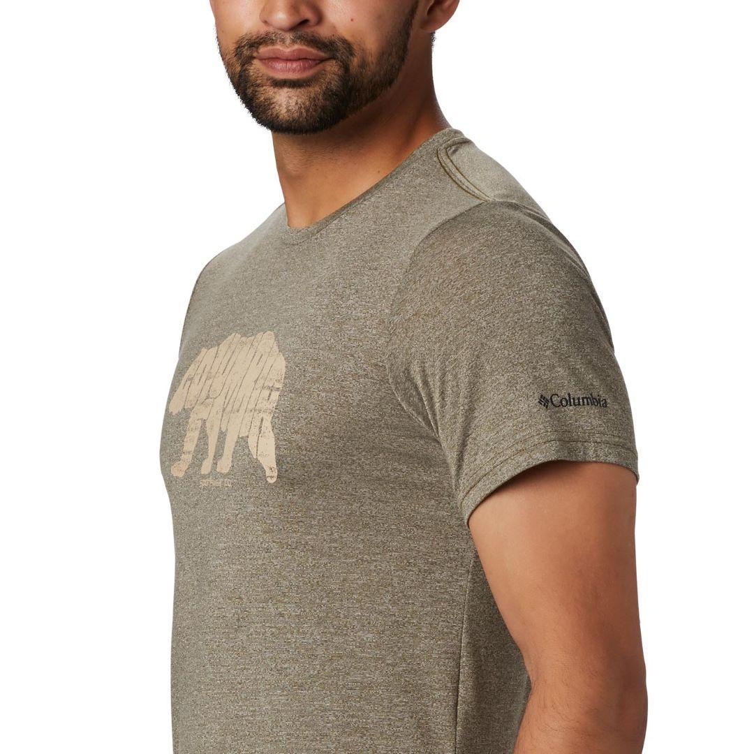 Columbia Men Green Terra Vale II SS Tee - Image 4