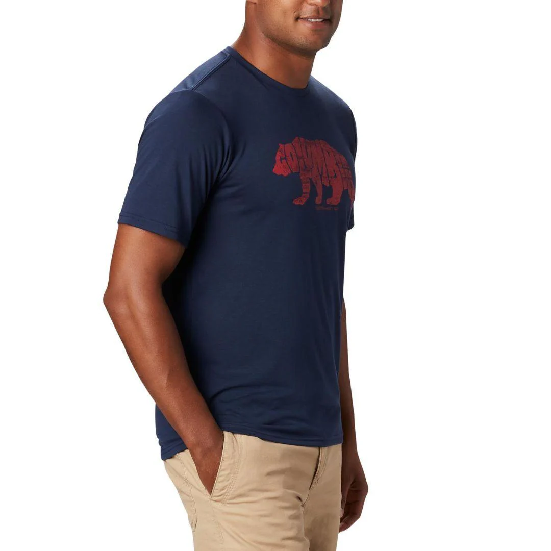 Columbia Men Blue Terra Vale II SS Tee - Image 5