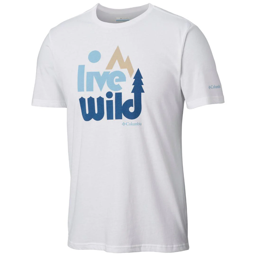 Columbia Men White Terra Vale Tee
