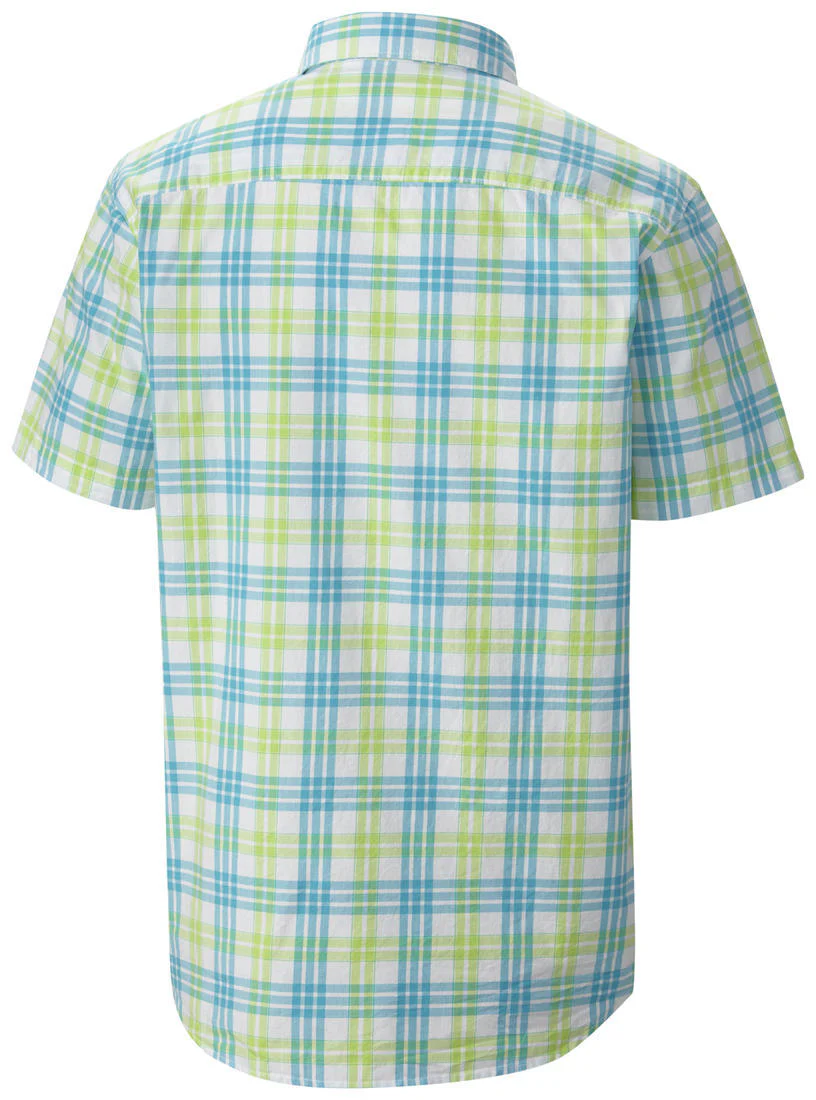 Columbia Men Green Thompson Hill II Yarn Dye Shirt - Image 2