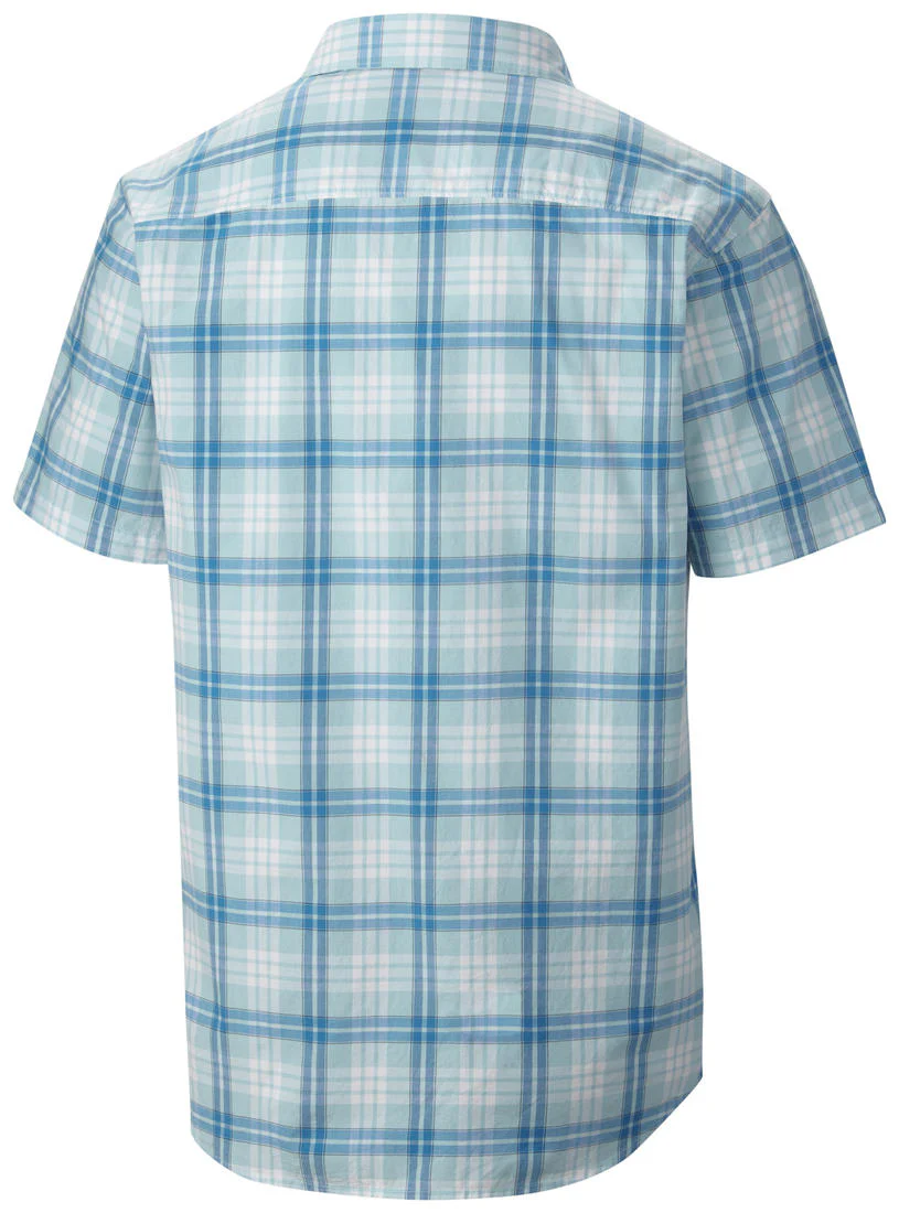 Columbia Men Blue Thompson Hill II Yarn Dye Shirt - Image 2