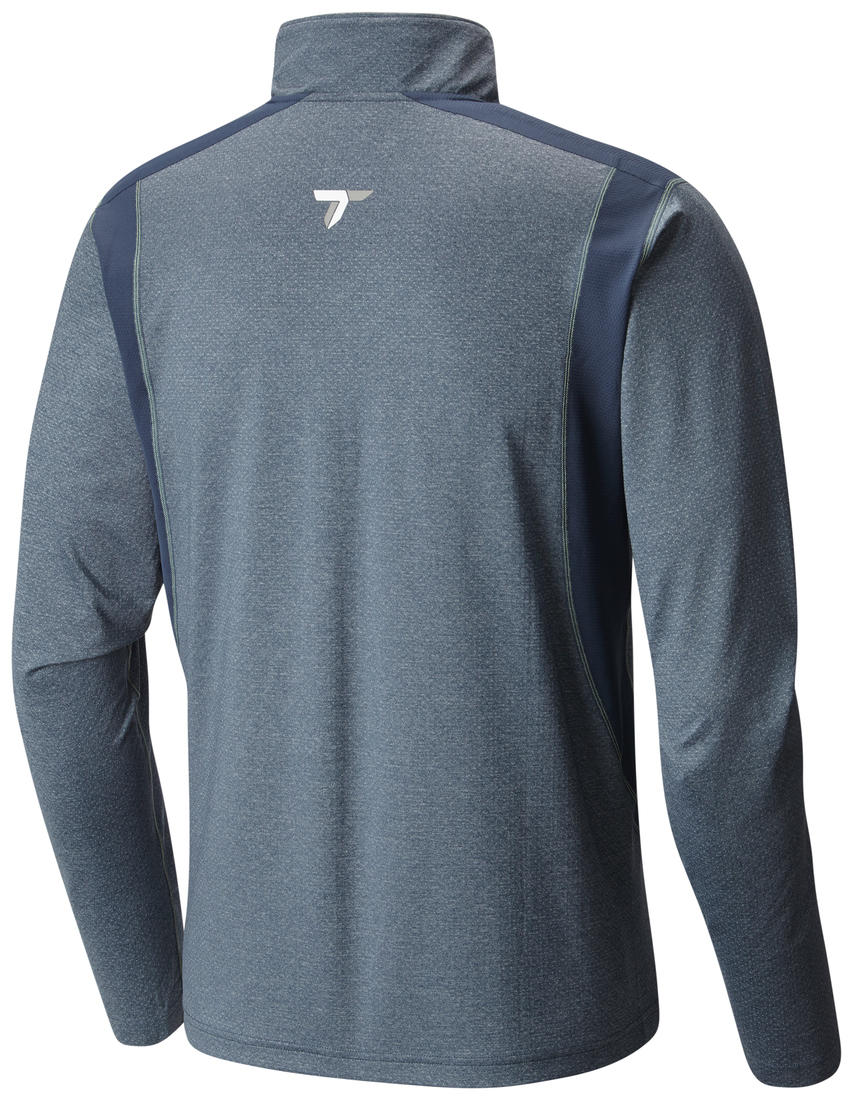 Columbia Men Blue Titan Ice Mens Half Zip - Image 2