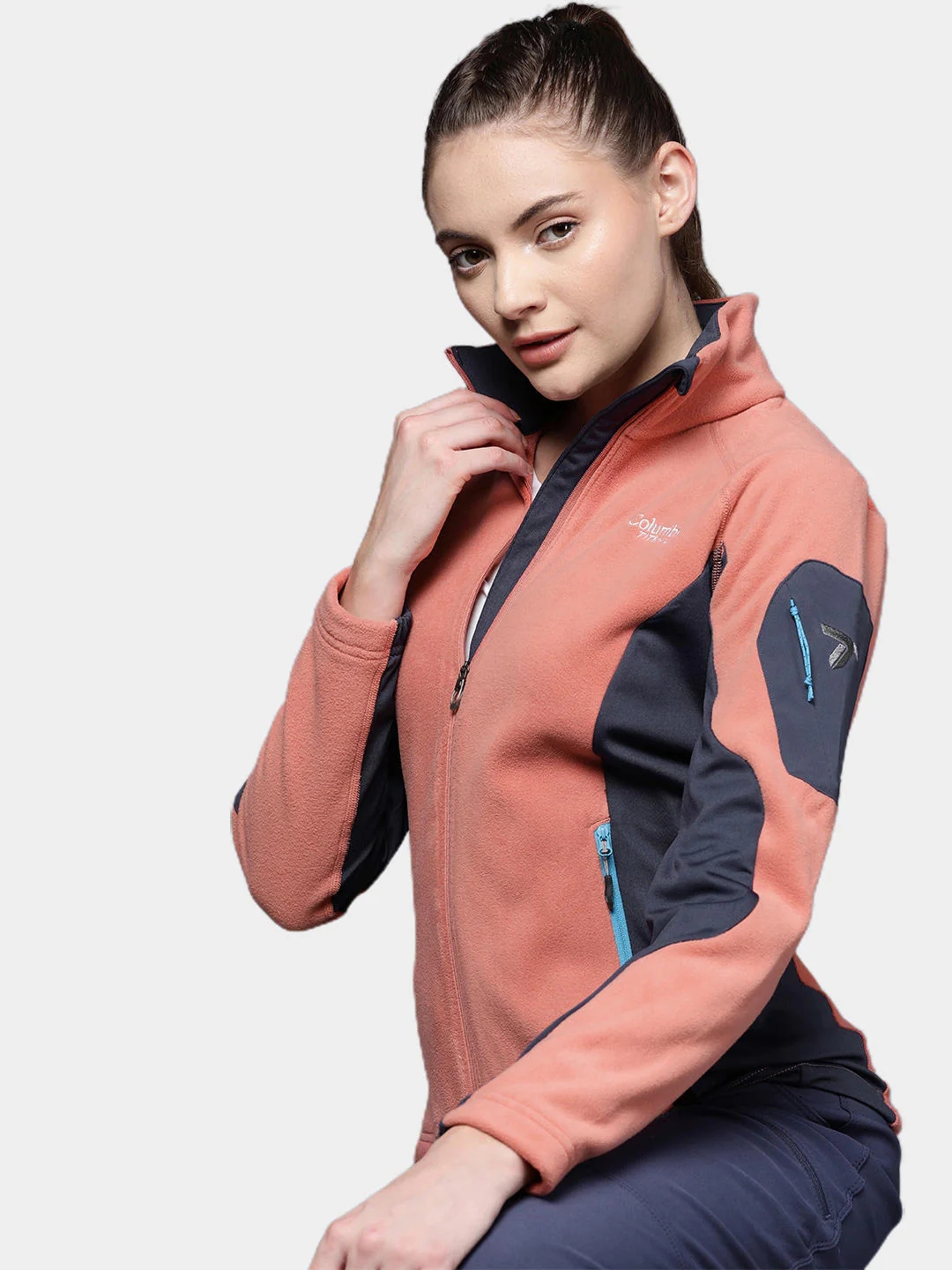 Columbia Women Red Titan Pass 2.0 II Fleece - Image 12